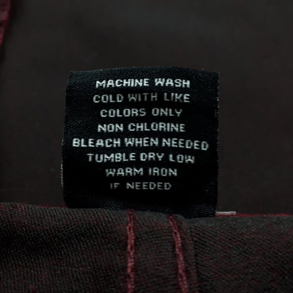 Ethanol Wine Red Slim Stretch Jeans - Picture 15 of 16